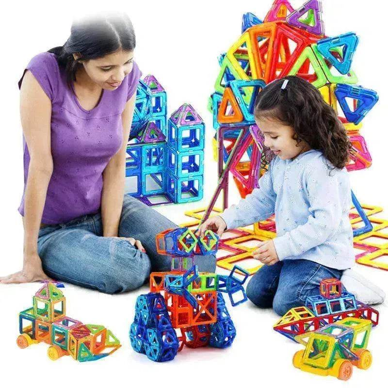 Kids' Magnetic Building Blocks DIY Magnet Toys - Construction Set Gifts - EX-STOCK Canada