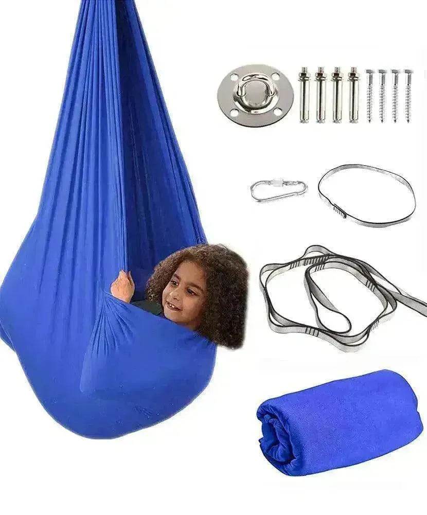 Kids' Therapy Swing: Hardware Incl. Sensory Cuddle Hammock - Autism Support - EX-STOCK Canada