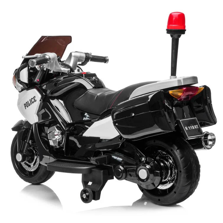 2026 24V Police 2 Seater Motorcycle with Rubber Tires