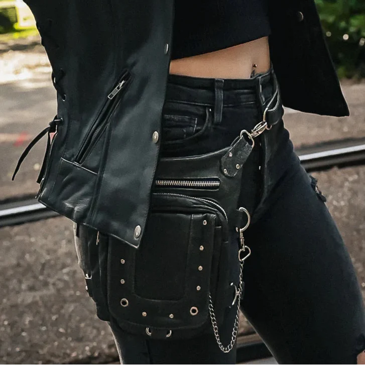 Bolso de muslo de cuero para mujer | Bolso bandoleraEX-STOCK Canada