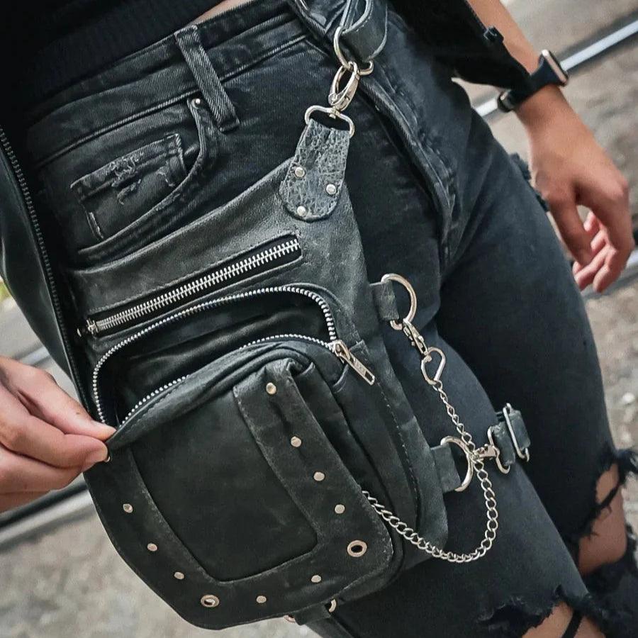 Ladies Leather Thigh Bag | Crossbody Bag EX-STOCK Canada