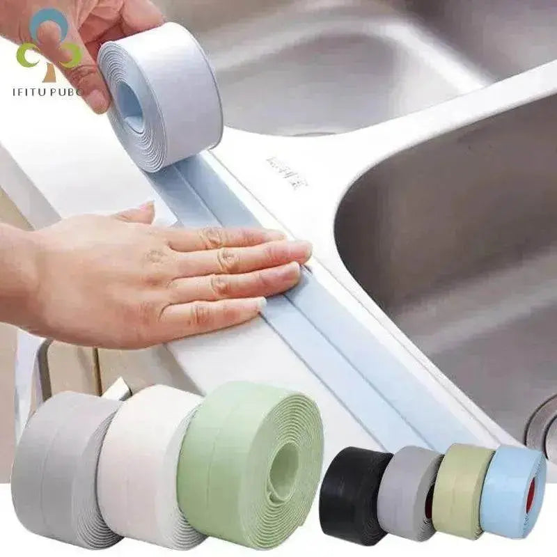 Kitchen And Waterproof And Mildproof Tape Wall Corner Wall Corner Joint Protection Sticker Anti-collision Strip - EX-STOCK Canada