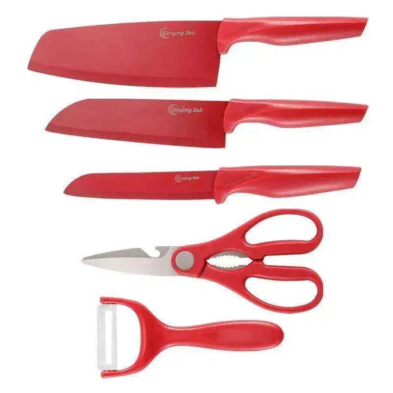 Knife Set Stainless Steel 5 Piece Set - EX-STOCK Canada