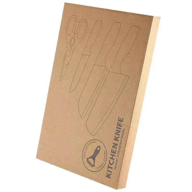 Knife Set Stainless Steel 5 Piece Set - EX-STOCK Canada