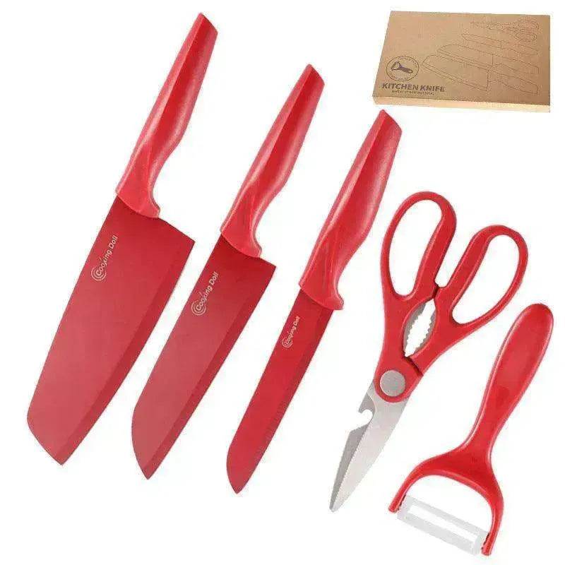 Knife Set Stainless Steel 5 Piece Set - EX-STOCK Canada