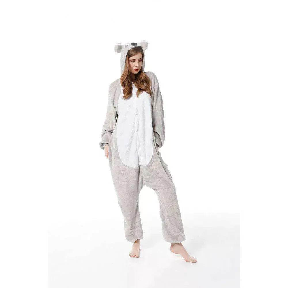 Koala cartoon animal Flannel Pajamas - EX-STOCK Canada