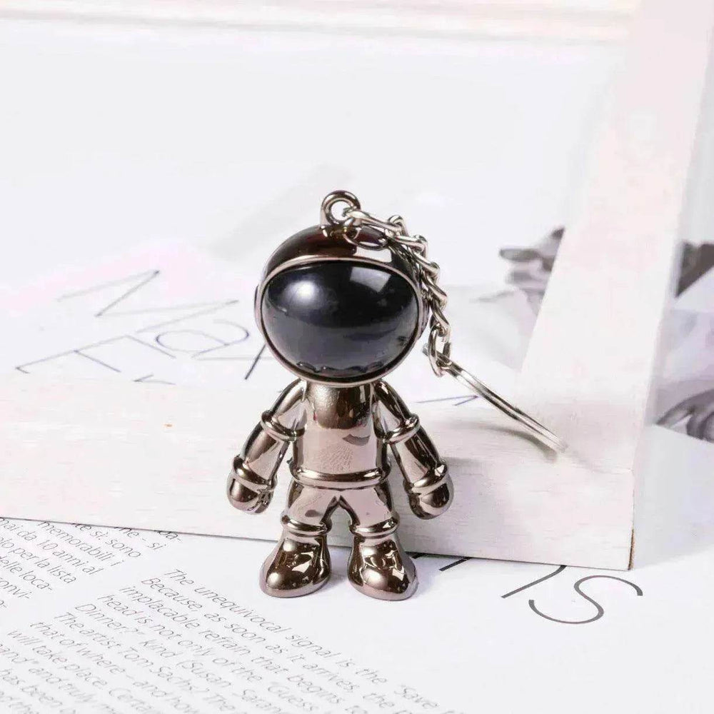 Korean Hip Hop Fashion Cross Spaceman Necklace Keychain - EX-STOCK Canada