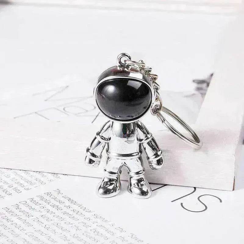 Korean Hip Hop Fashion Cross Spaceman Necklace Keychain - EX-STOCK Canada