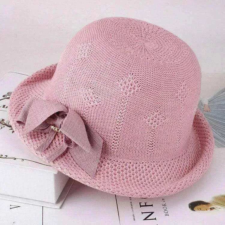 Korean Style Flower Knit Sun Hats for Women - EX-STOCK Canada