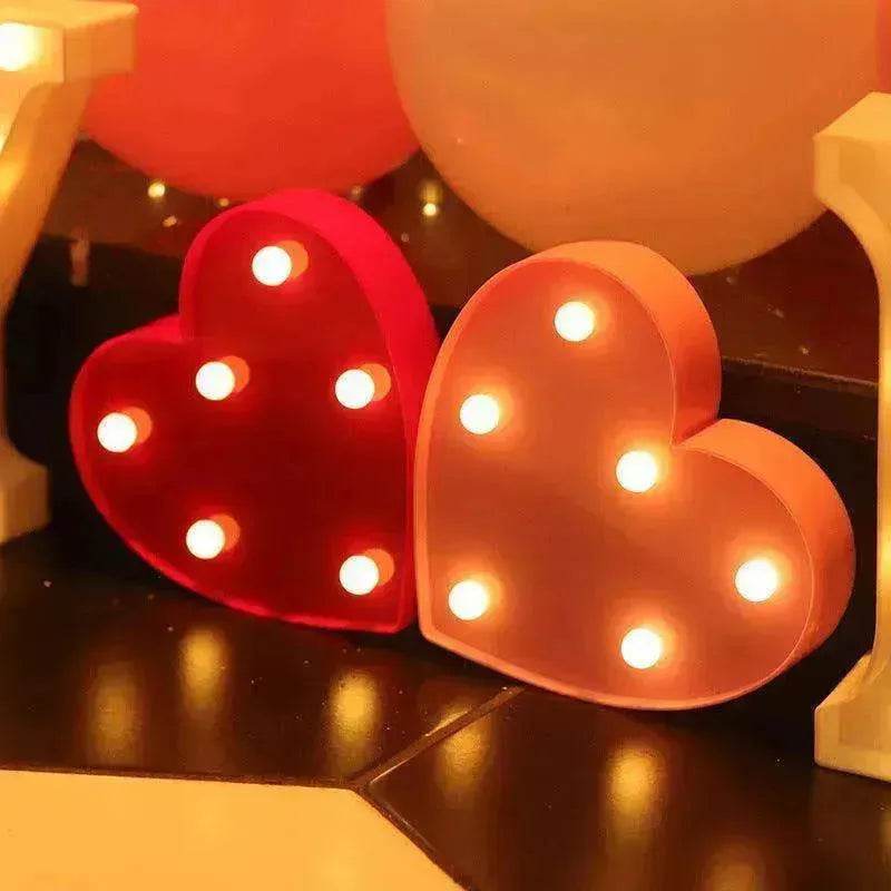 LED Night Light A-Z 0-9 Battery Lamp Wedding Party Decor - EX-STOCK Canada