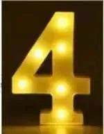 LED Night Light A-Z 0-9 Battery Lamp Wedding Party Decor - EX-STOCK Canada