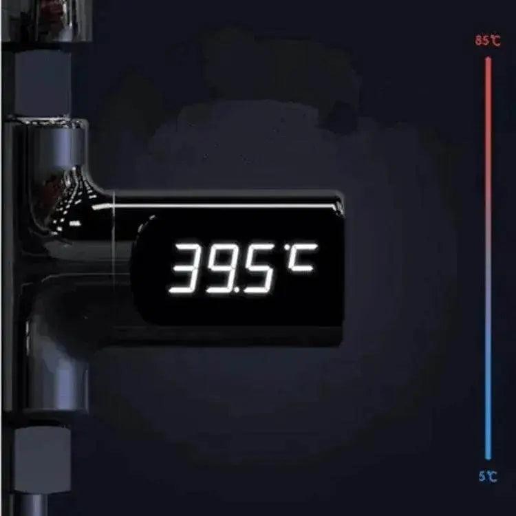 مقياس درجة حرارة الماء LED مقياس حرارة الدش المرئي تحكم بدرجة حرارة المياه للأطفال مقياس حرارة الدش - EX-STOCK Canada