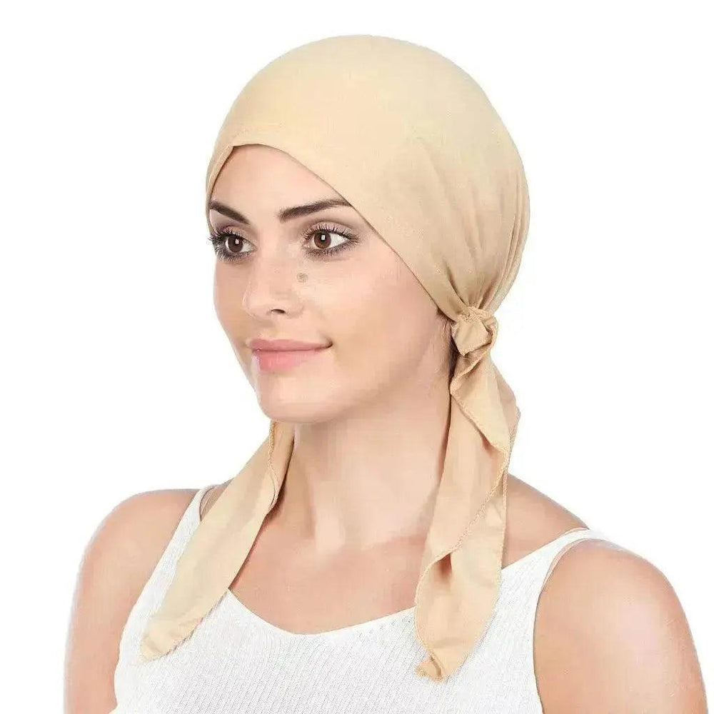 Pull-over à couleur unie pour dames Arab Baotou avec chapeau à queue - EX-STOCK Canada