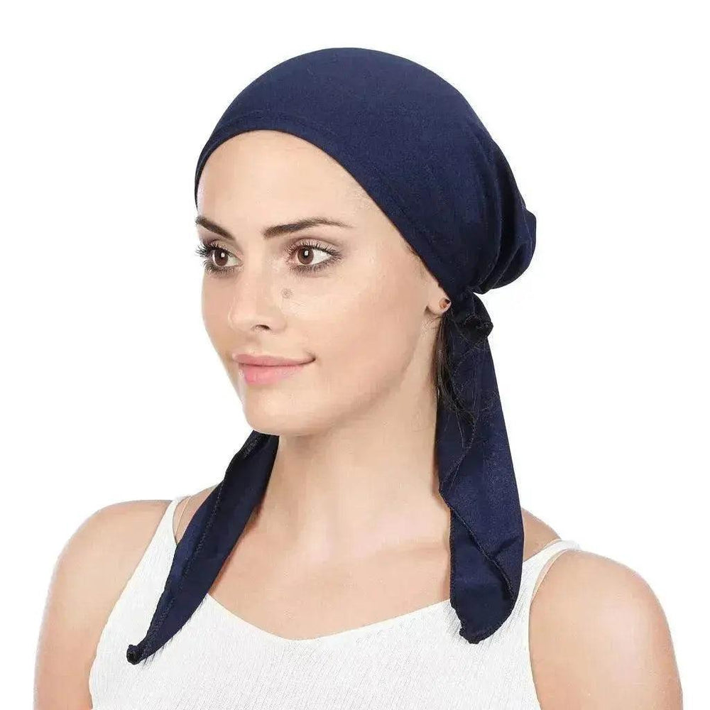 Pull-over à couleur unie pour dames Arab Baotou avec chapeau à queue - EX-STOCK Canada