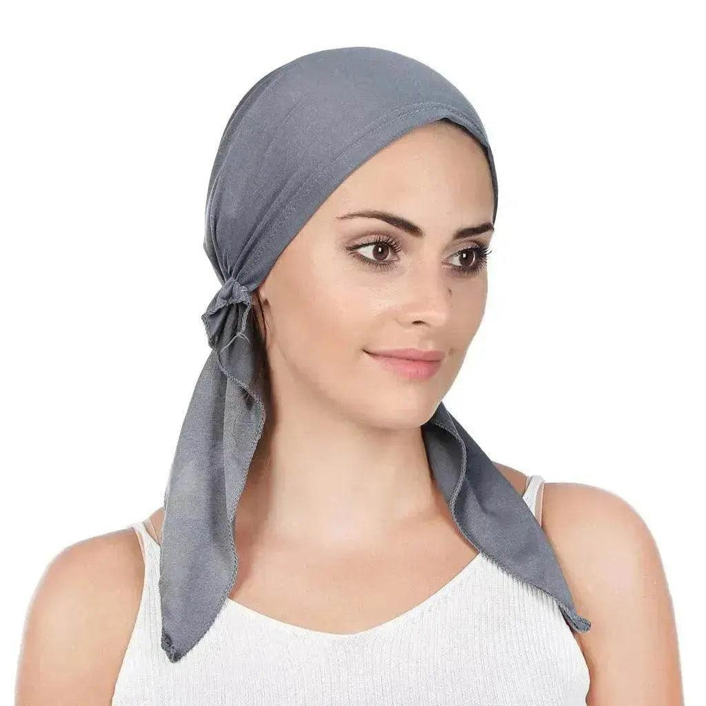 Pull-over à couleur unie pour dames Arab Baotou avec chapeau à queue - EX-STOCK Canada