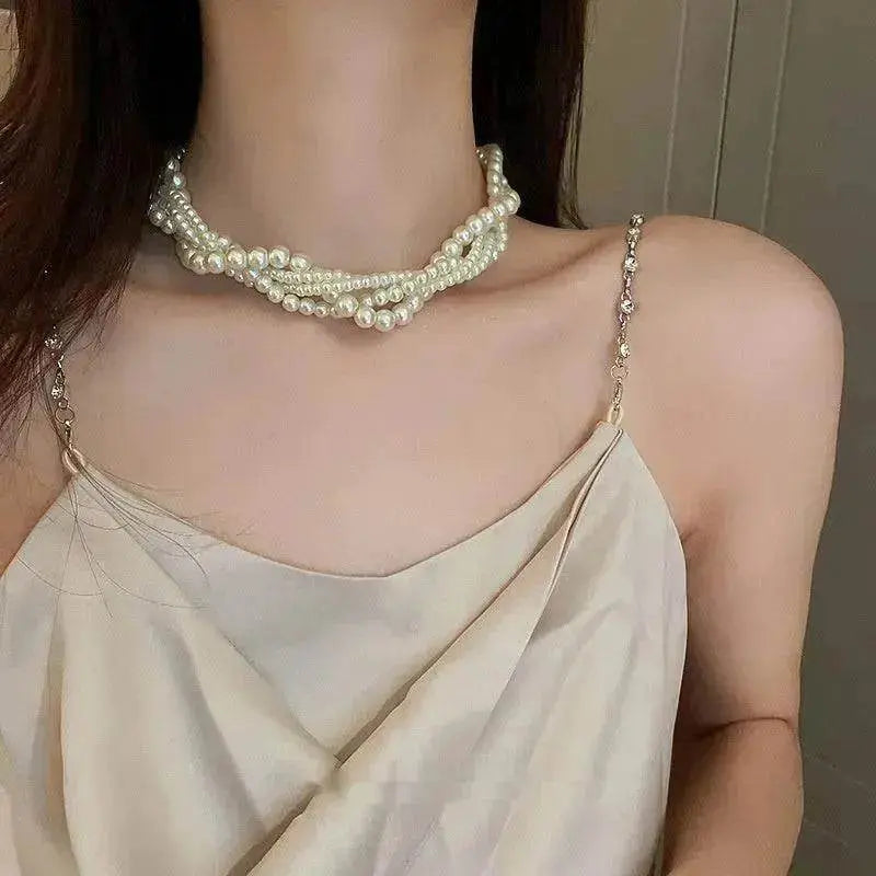 Collier pour dames à plusieurs couches pour la clavicule - EX-STOCK Canada