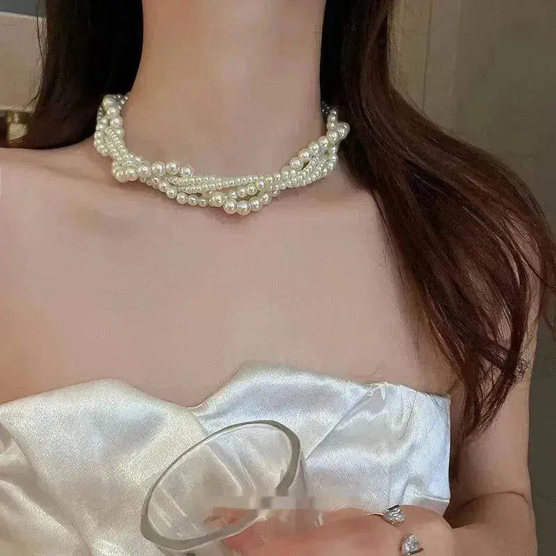Collier pour dames à plusieurs couches pour la clavicule - EX-STOCK Canada