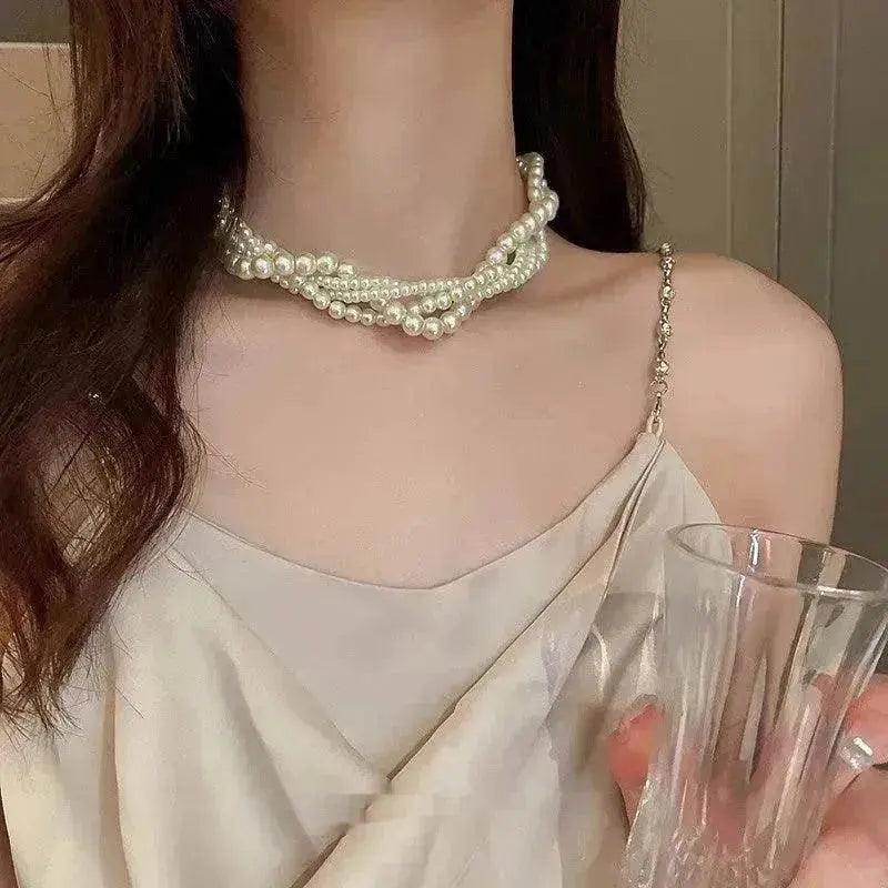 Collier pour dames à plusieurs couches pour la clavicule - EX-STOCK Canada