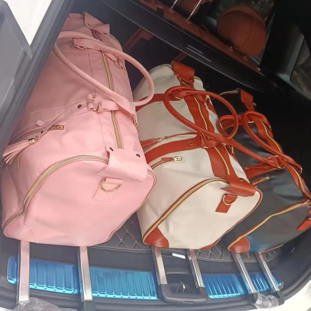 Large Capacity Trolley Travel Bag, Portable Folding Fitness Bag EX-STOCK Canada