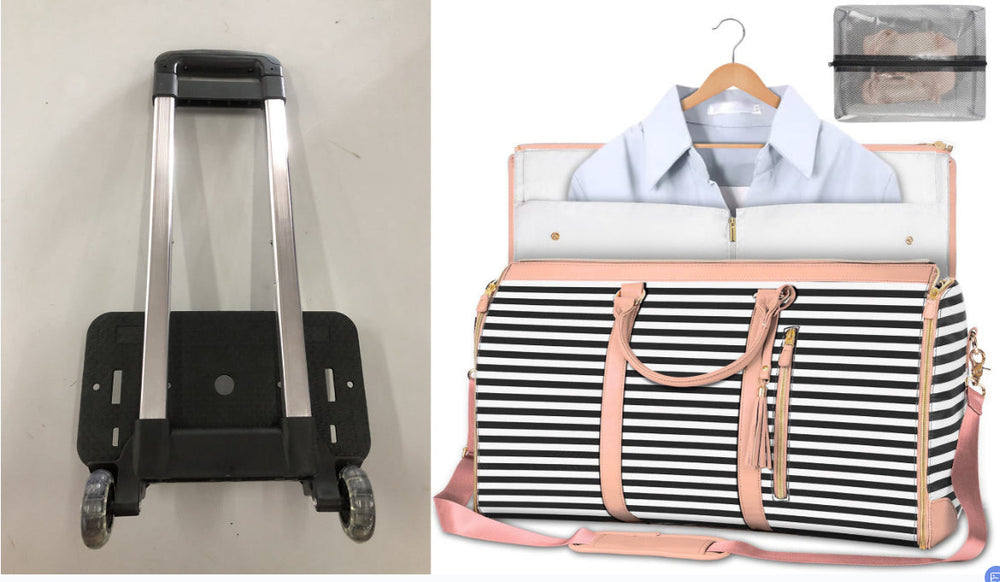 Large Capacity Trolley Travel Bag, Portable Folding Fitness Bag EX-STOCK Canada