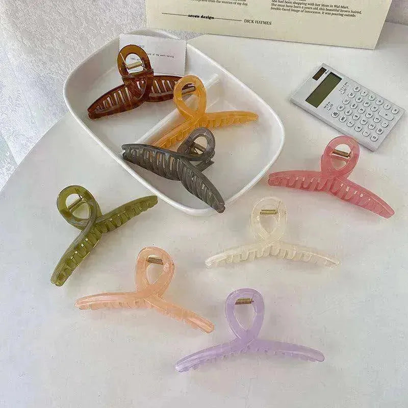 Grand attrape-cheveux en silicone minimaliste pour baignoire incurvée - EX-STOCK Canada