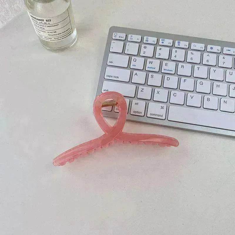 Large Jelly Minimalist Curve Bath Pan Hair Grabber - EX-STOCK Canada