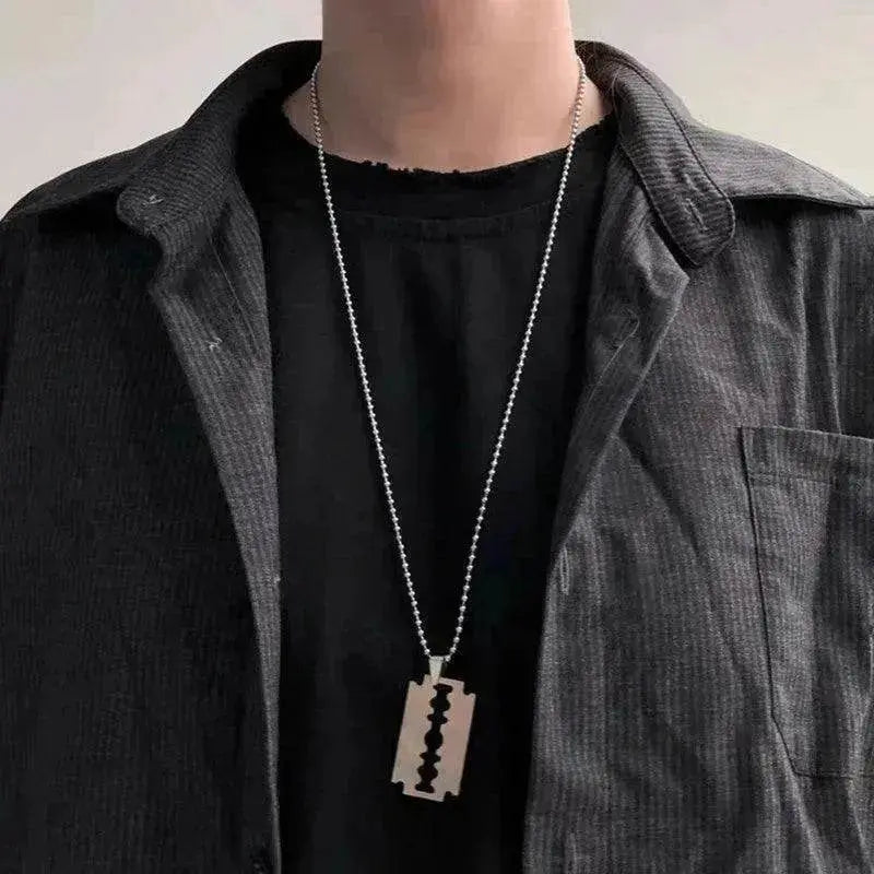 Collier punk à chaînes superposées - EX-STOCK Canada