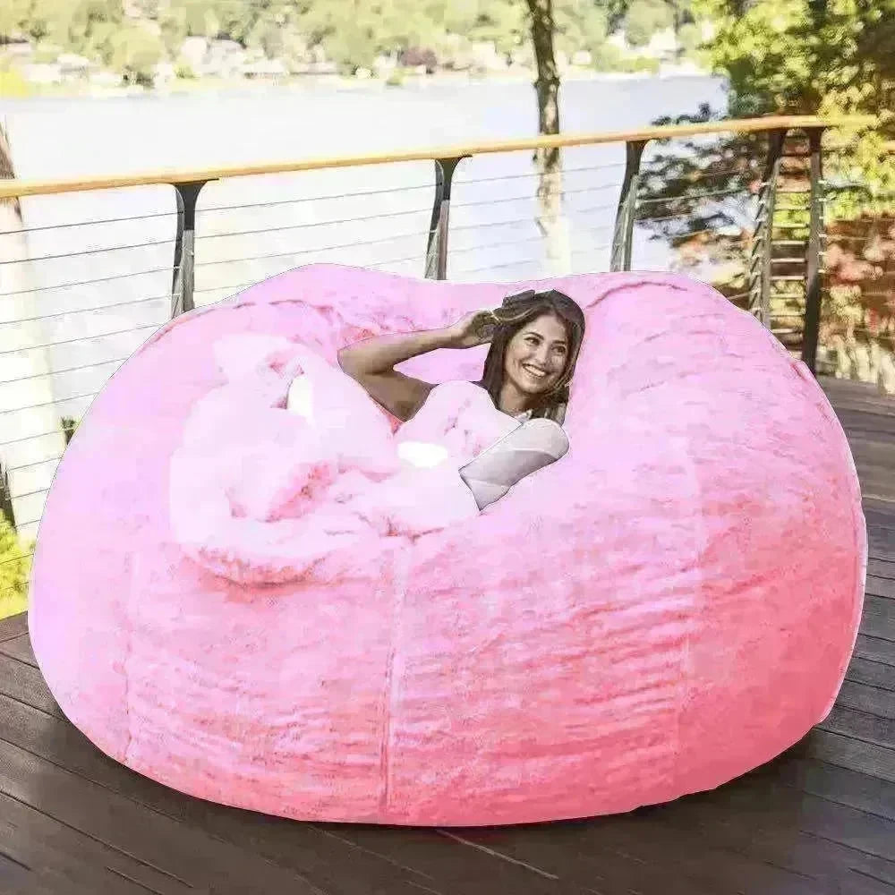 Lazy Sofa Bean Bag Chair Foam Furniture Bean Bag - EX-STOCK CANADA