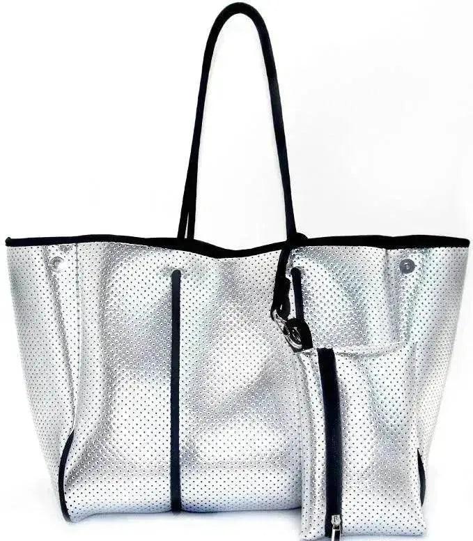 Sac de plage portable noir imprimé léopard pour loisirs et voyages EX-STOCK Canada