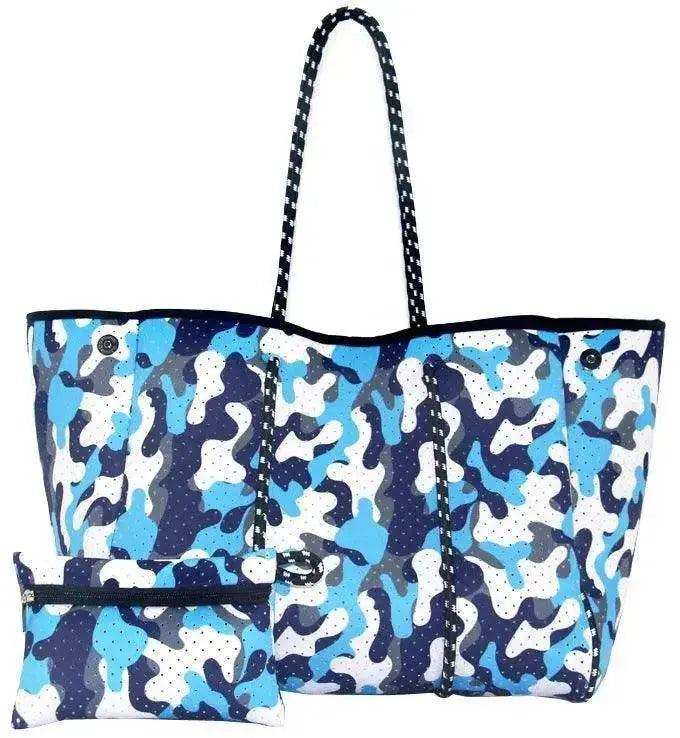 Sac de plage portable noir imprimé léopard pour loisirs et voyages EX-STOCK Canada
