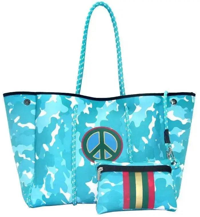 Sac de plage portable noir imprimé léopard pour loisirs et voyages EX-STOCK Canada