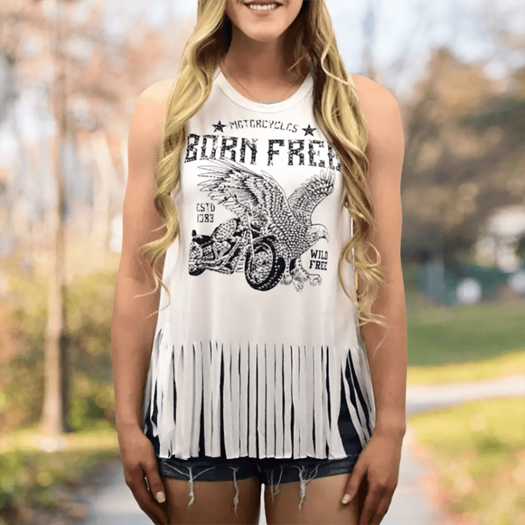 Liberty Wear Women's Born Free Eagle T-Shirt EX-STOCK Canada