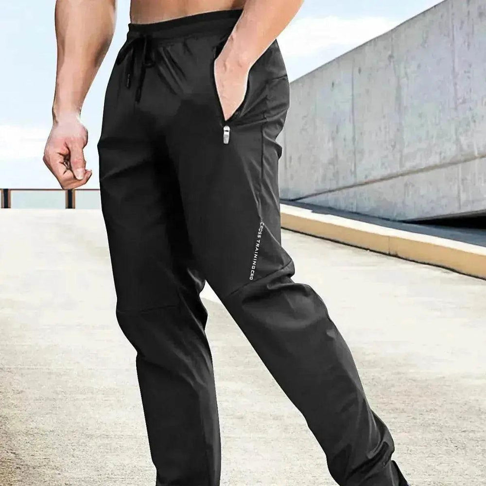 Pantalon décontracté pour hommes sportifs jeunes, taille ample et effilé - EX-STOCK Canada