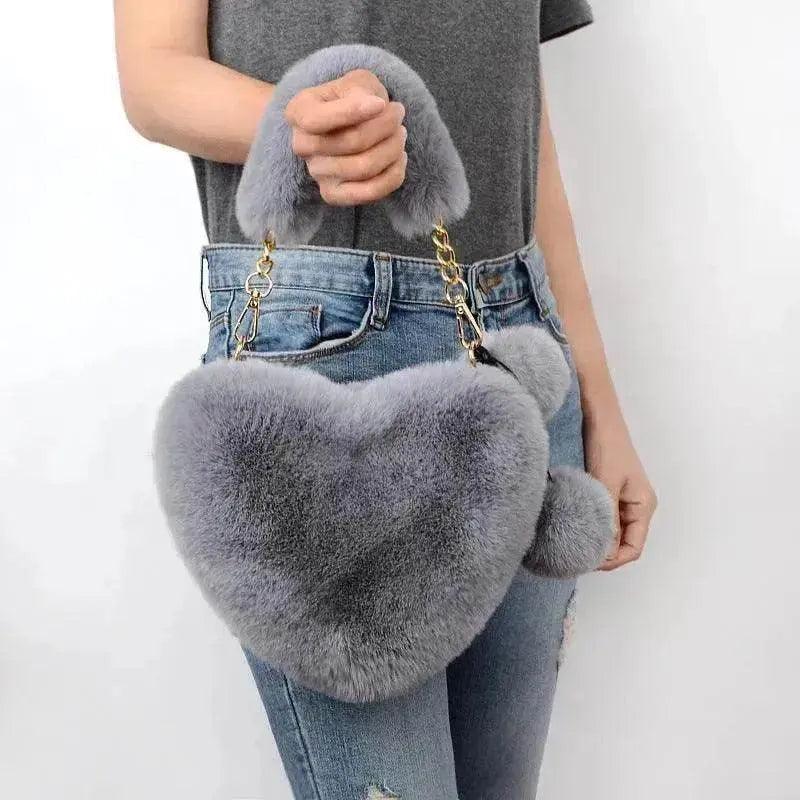Sacs d'amour Sac à main en peluche douce pour femmes Fête de la Saint-Valentin - EX-STOCK Canada