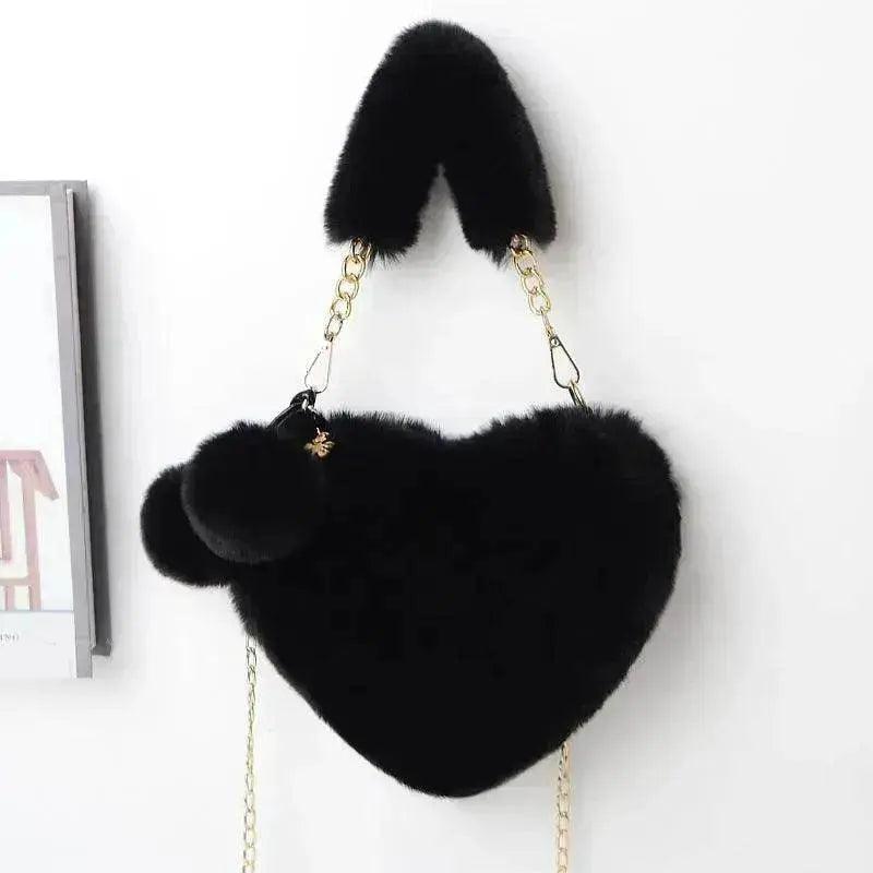 Sacs d'amour Sac à main en peluche douce pour femmes Fête de la Saint-Valentin - EX-STOCK Canada