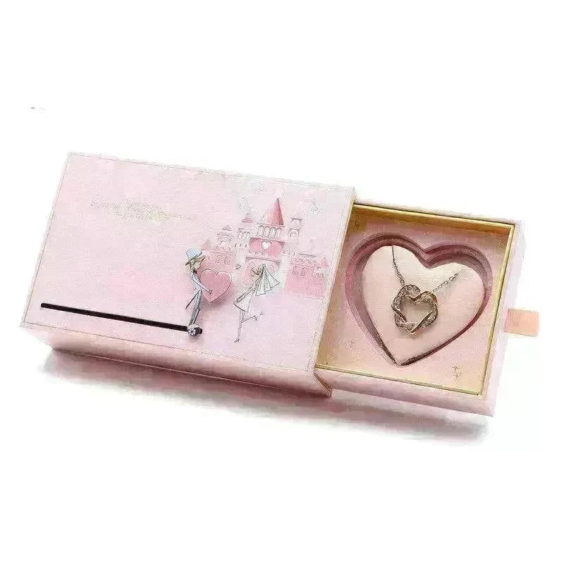 Love Castle Jewelry Ring & Necklace Box - EX-STOCK CANADA