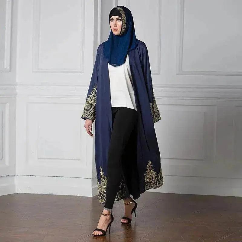 Luxury Vintage Abaya Kimono Jacket for Arab Turkey Middle East Women - EX-STOCK Canada