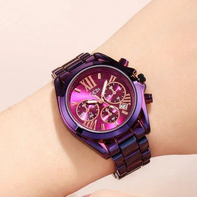 Luxury rose gold women casual watch EX-STOCK Canada