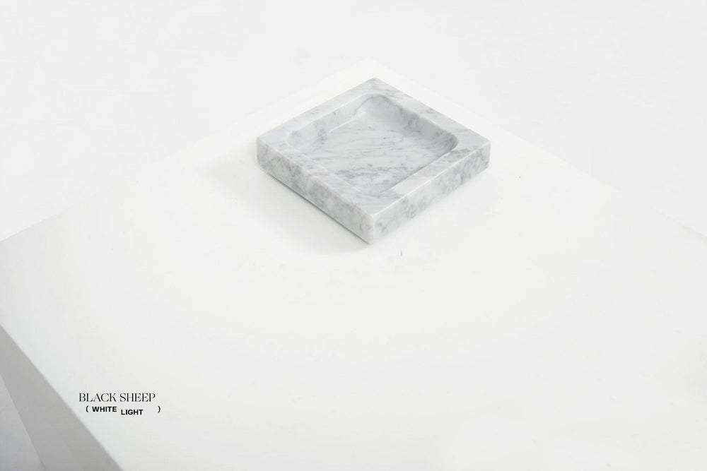 Bianco Carrara Marble Square Tray EX-STOCK Canada