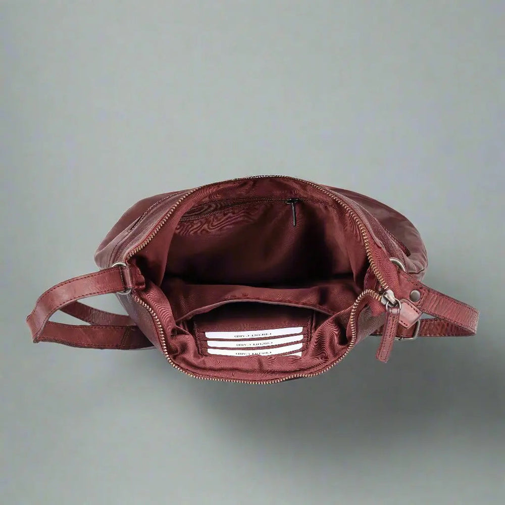 Sac fourre-tout en cuir MET Floral Stitch avec bandoulière réglableEX-STOCK Canada