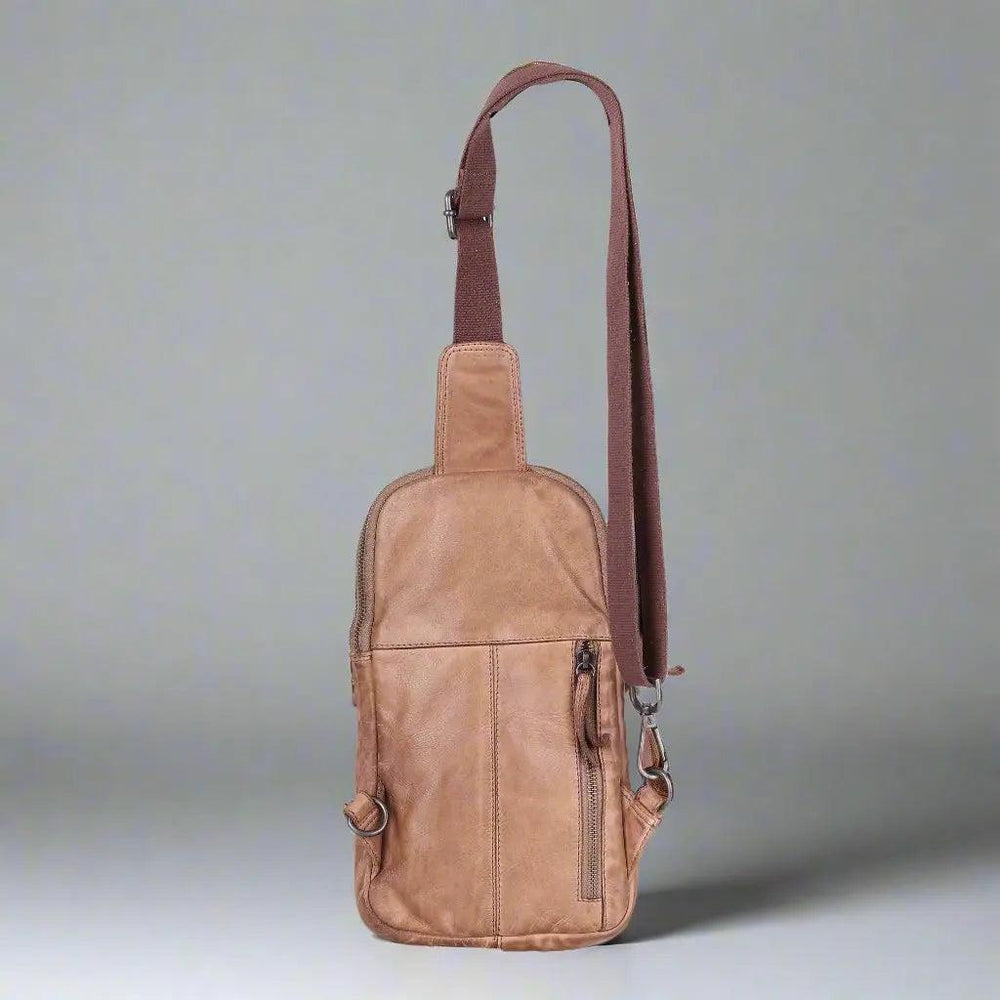 MET Leather Chest Front Bag & Backpack with Dual Zipper Pockets EX-STOCK Canada