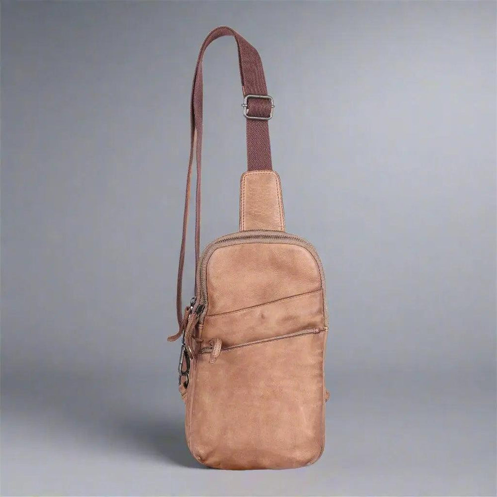 MET Leather Chest Front Bag & Backpack with Dual Zipper Pockets EX-STOCK Canada