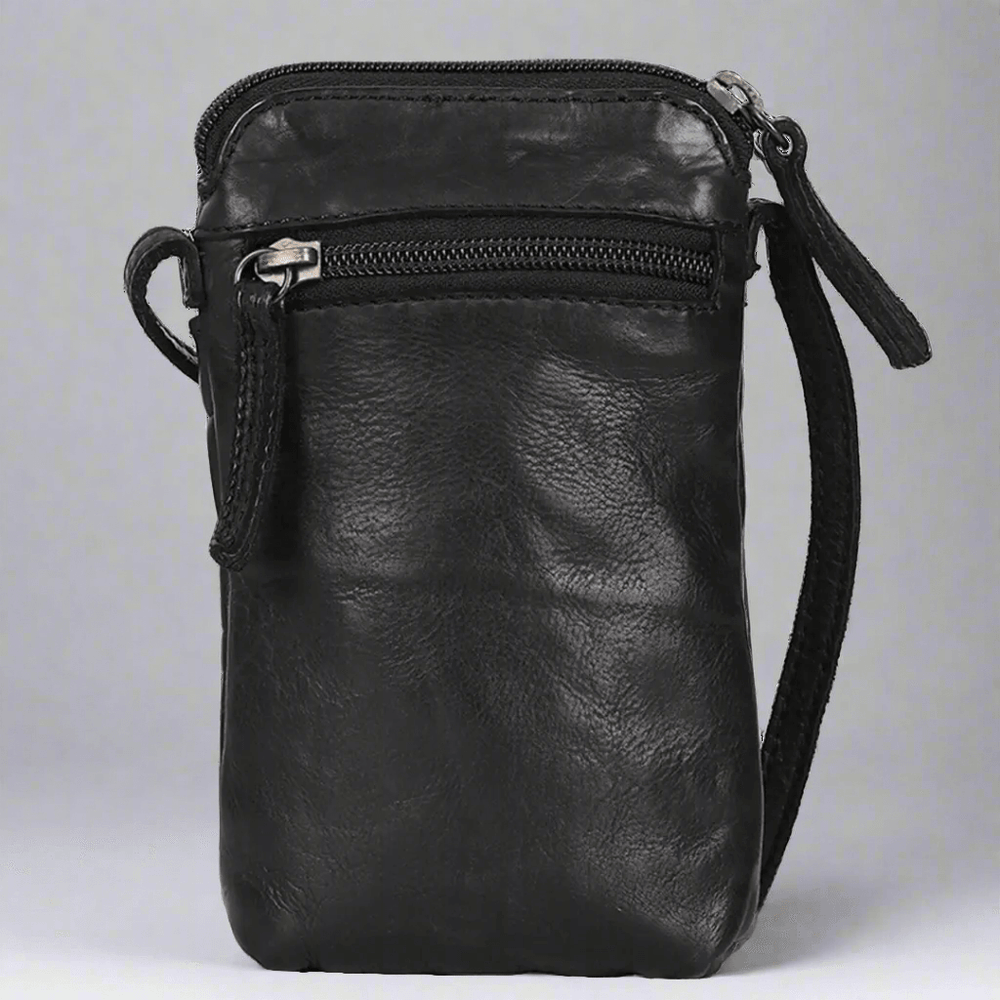 MET Small Leather Crossbody Bag | Compact Phone Bag with Front & Back Pockets EX-STOCK Canada