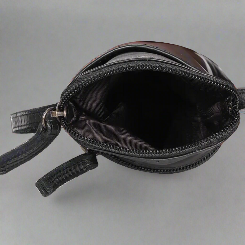 Bolso Cruzado Pequeño de Cuero MET | Bolso Compacto para Teléfono con Bolsillos Delanteros y TraserosEX-STOCK Canada