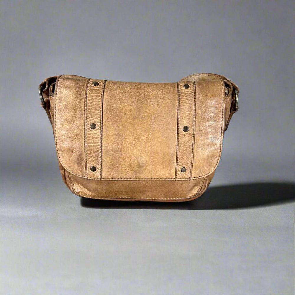 Bolso bandolera de cuero con tachuelas METEX-STOCK Canada