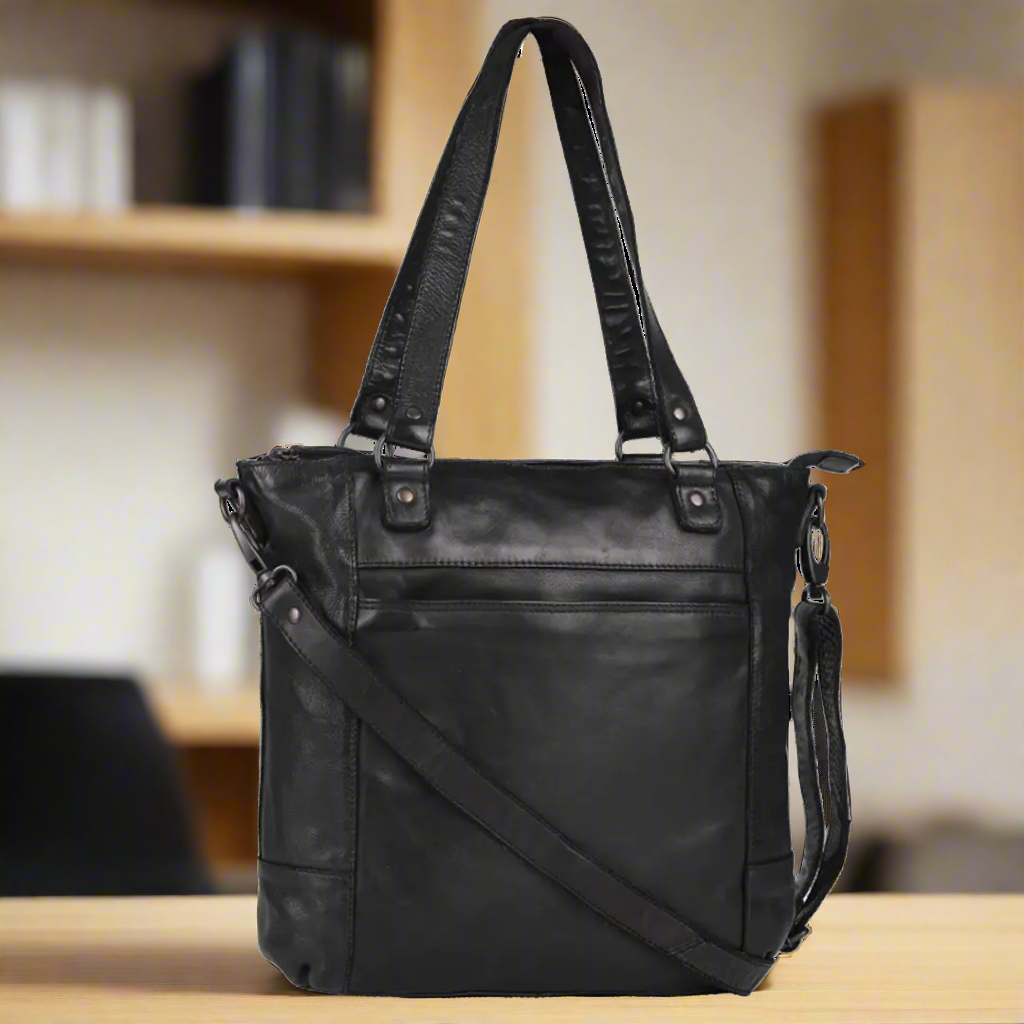 Bolso de cuero MET con dos asasEX-STOCK Canada
