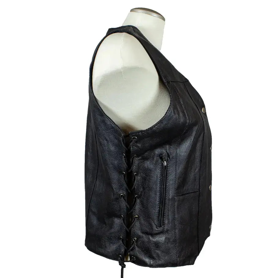 Gilet en cuir pour femmes Open RoadEX-STOCK Canada