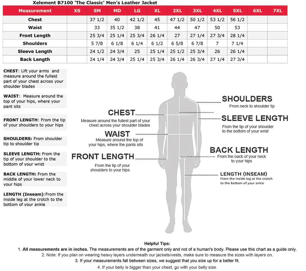 X Element Men's Leather Motorcycle Jacket EX-STOCK Canada