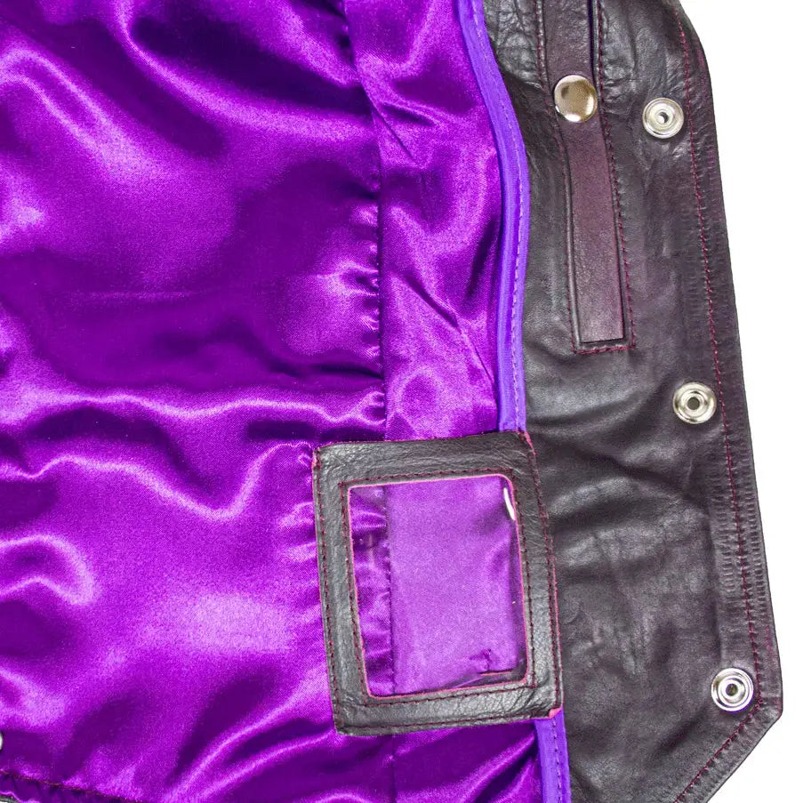 Chaleco de cuero con encaje lateral para mujer Open RoadEX-STOCK Canada