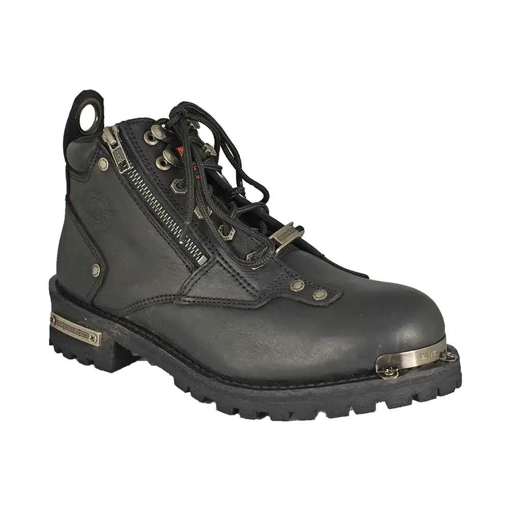 Botas de motocicleta para mujer Milwaukee Leather de 6" con doble cremalleraEX-STOCK Canada